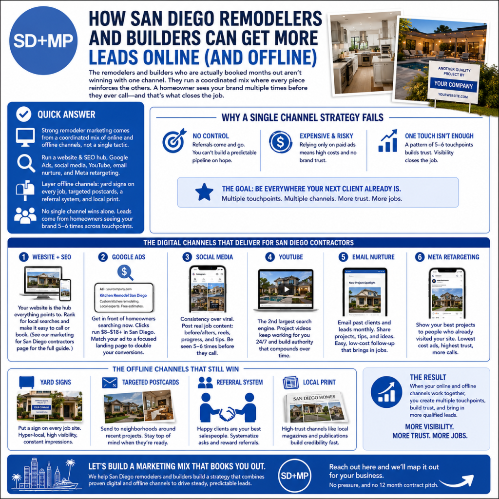get more leads online as a remodeler